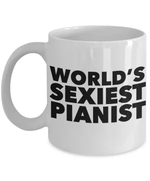 World's Sexiest Pianist Mug Ceramic Coffee Cup