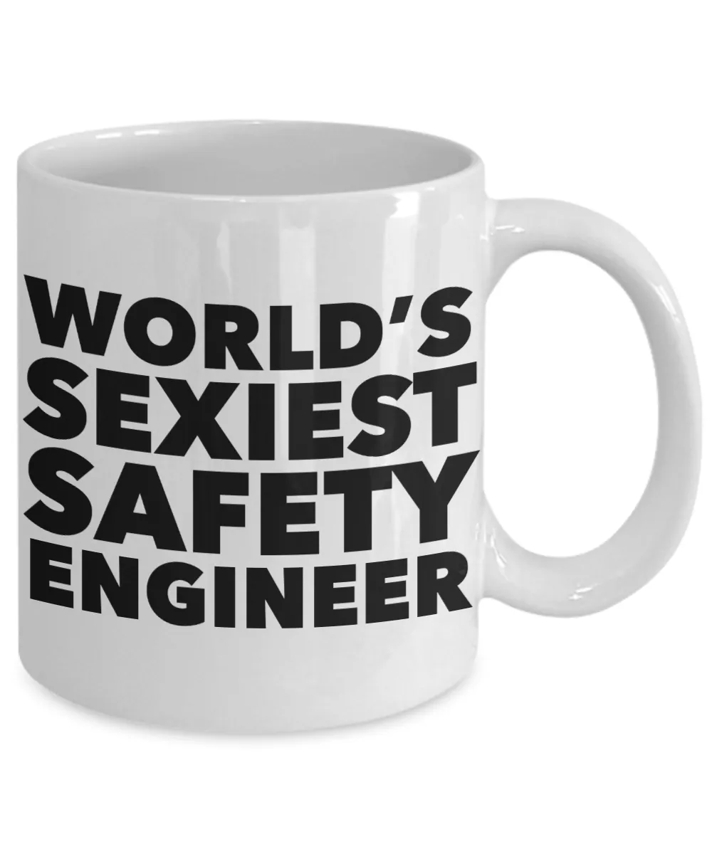 World's Sexiest Safety Engineer Mug Gift Ceramic Coffee Cup
