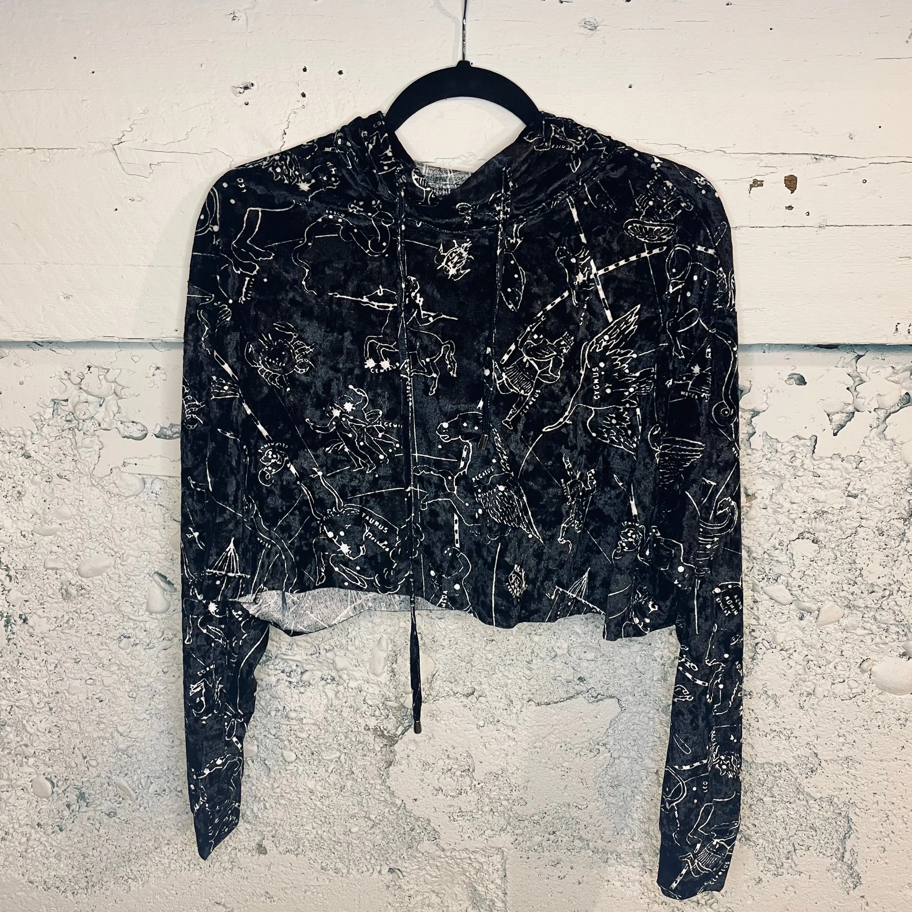 Zodiac Cropped Hoodie